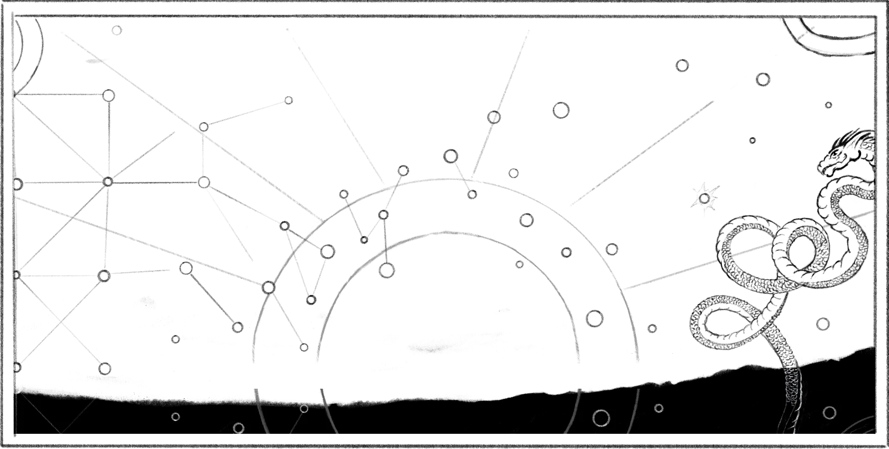 The hilltop between chaos and order